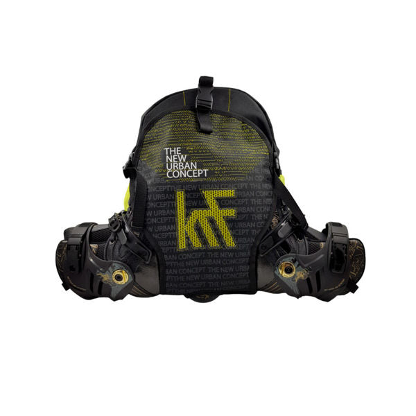 KRF Mochila Portapatines New York Negro / Amarillo