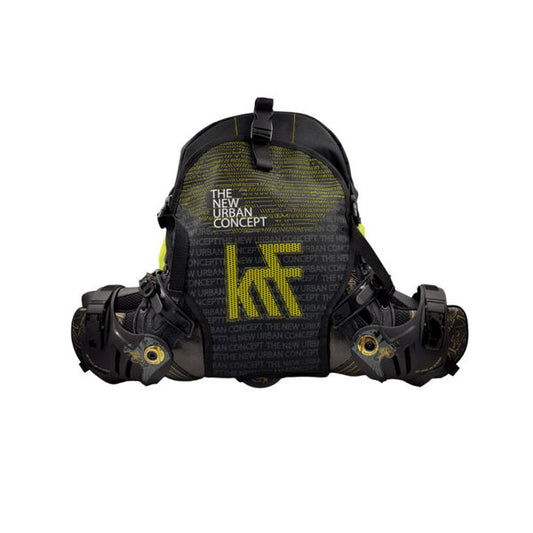 KRF Mochila Portapatines New York Negro / Amarillo