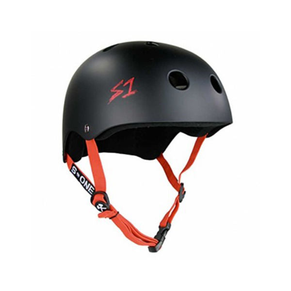 S ONE Casco Lifer Black Matte / Red