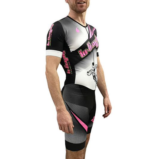 IN-GRAVITY Maillot Velocidad Manga Corta Rosa