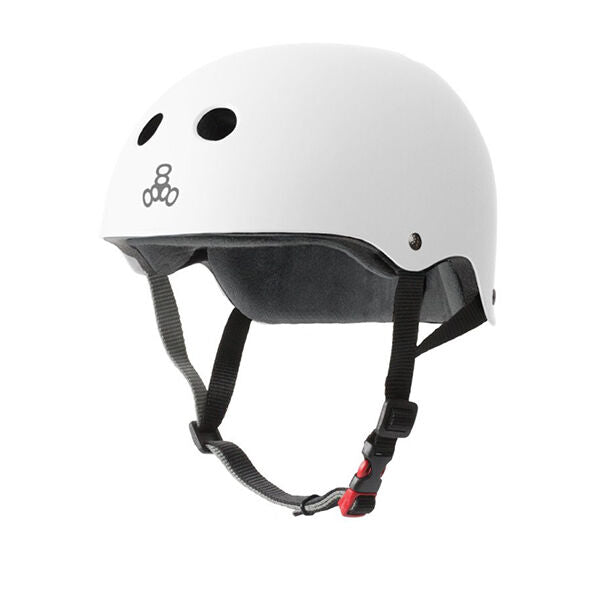 TRIPLE8 Casco Sweatsaver Certificado White Rubber