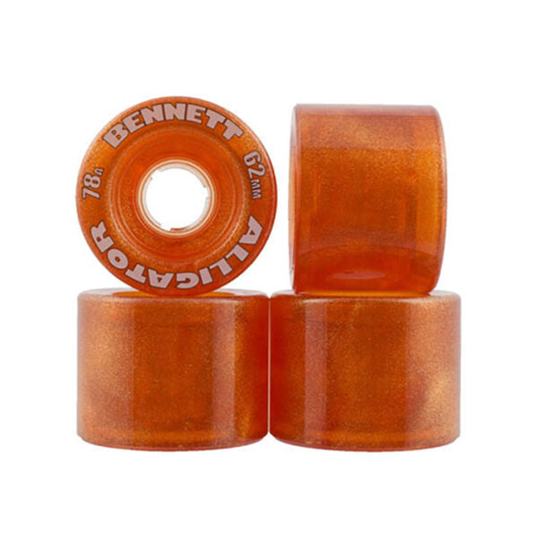 BENNETT ALLIGATOR Ruedas Sparkle Orange 62mm 78a