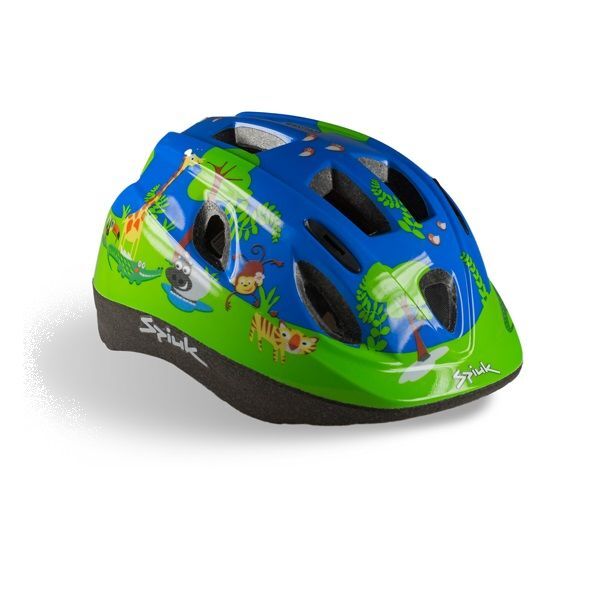 SPIUK Casco Kids Jungle 2016 Verde/Azul (M-L) 52-56