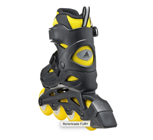 ROLLERBLADE PATINES FURY BLACK/YELLOW