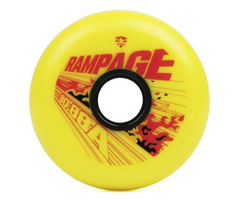 RUEDAS FLYING EAGLE RAMPAGE AMARILLO 80MM - 88A