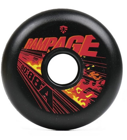 RUEDAS FLYING EAGLE RAMPAGE BLACK 80MM - 88A